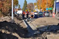 Przebudowa ul. Grunwaldzkiej - październik 2013 (fot. M. Pycka)
