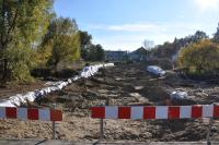 Przebudowa ul. Kossaka - październik 2013 (fot. M. Pycka)