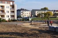 Budowa zbiornika retencyjnego wraz z terenem rekreacyjnym - październik 2013 (fot. M. Pycka)