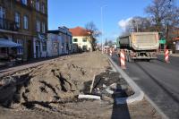 Przebudowa ul. Grunwaldzkiej - listopad 2013 (fot. M. Pycka)
