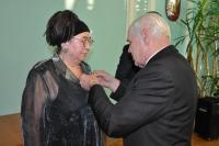 Odznaczenie Skarbnika Oddziału Związku Inwalidów Wojennych RP Pani Anny Golisz (fot. M