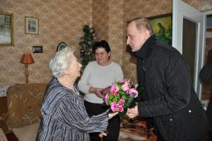 90 lat Pani Franciszki Leńskiej,(fot.P.Grochowska)