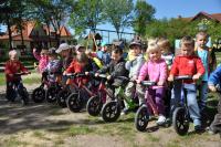 Projekt "Moje pierwsze dwa kółka" w przedszkolu im. Kubusia Puchatka (fot. M. Pycka)