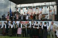 Festiwal Folku i Rzemiosła - wspólny występ wszystkich zespołów