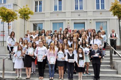 Laureaci konkursu ekologicznego (fot. M. Pycka)