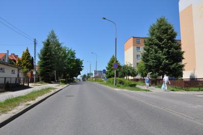 Ulica Obrońców Wybrzeża przed remontem (fot. B. Schafernaker)