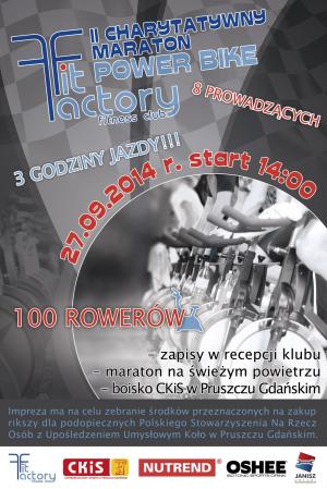 II Charytatywny Maraton Rowerowy w Pruszczu Gdańskim