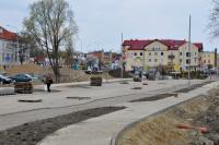 Budowa ul. Kossaka - kwiecień 2014 (fot. M. Pycka)