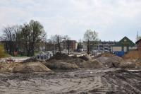 Budowa ul. Kossaka - kwiecień 2014 (fot. M. Pycka)