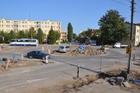 Przebudowa ul. Powstańców Warszawy - wrzesień 2014 (fot. M. Pycka)