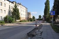 Przebudowa ul. Powstańców Warszawy - wrzesień 2014 (fot. M. Pycka)