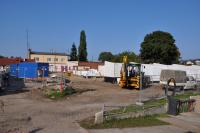 Budowa targowiska miejskiego - wrzesień 2014 (fot. M. Pycka)
