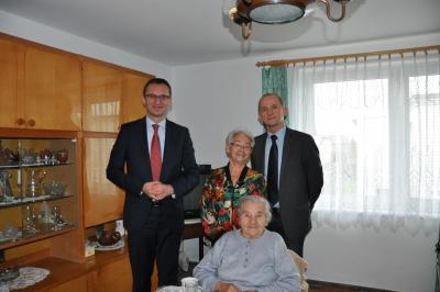 97. urodziny Pani Kunegundy Łobejko (fot. K. Moszczyńska)