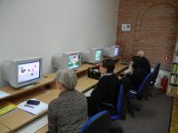 Uczestnicy kursu komputerowego