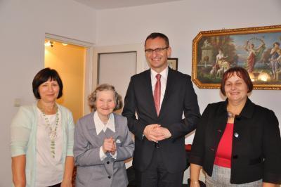 90 lat Pani Czesławy Polito (fot. K. Moszczyńska)
