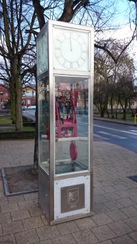 Nowy zegar w centrum miasta (fot. P. Sawicki)