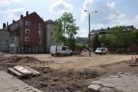 Budowa parkingu - trwające prace - czerwiec (fot. K. Moszczyńska)