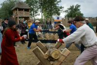 International City Tournament - sawing a log