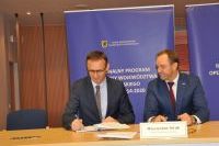 Podpisanie umowy na budowę zbiorników retencyjnych