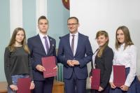Uroczyste rozdanie stypendiów (fot. M. Siwowski)