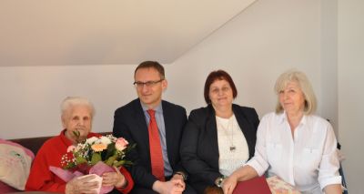 95 - te urodziny Pani Marianny Jeremiejczyk (fot. A. Moczulski)