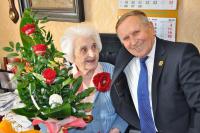 104. urodziny Ambasador Pruszcza Gdańskiego Józefy Krośnickiej (fot. R. Gucwa)