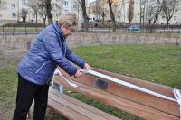 Uroczyste odsłonięcie ławek dedykowanych profesorowi Szymonowi Pawłowskiemu oraz Marii Dowgiert (fot. K. Kopeć)
