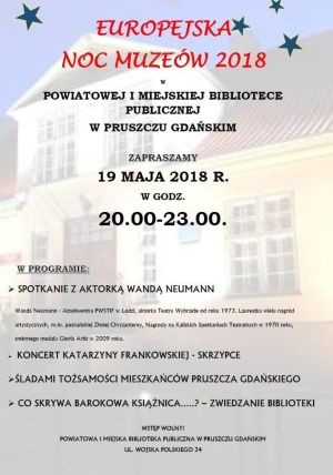 Europejska Noc Muzeów 2018