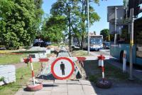 Przebudowa chodników na Placu Rycerza Stefana w Pruszczu Gdańskim 30.05.2018 (fot.A.Dąbrowska)