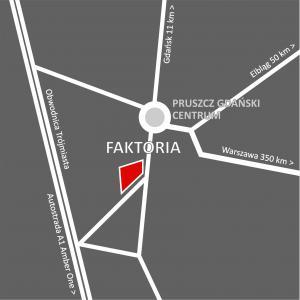 Mapka dojazdu do Faktorii