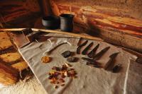 The amber craftsman's workshop