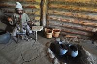 Inside the Amber Craftsman Hut
