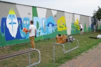 Nowe murale na garażach (fot. J. Sabała)
