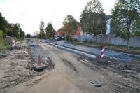 Węzeł integracyjny Pruszcz Gdański - przebudowa ul.Dąbrowskiego, 27.09.2018, fot.R.Gucwa