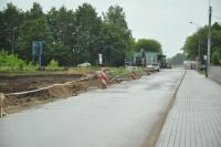 ul. E. Plater - w trakcie budowy
