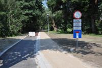 Budowa fragmentu ścieżki pieszo-rowerowej z modernizacją mostu pieszo-rowerowego od granicy z Gminą Pruszcz Gdański (fot R...