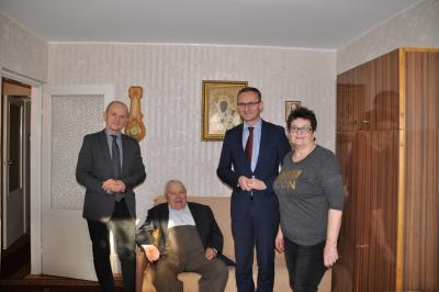 90 lat Pana Kazimierza Kłosowskiego (fot. A.Dąbrowska)