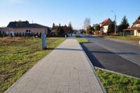 Budowa chodnika i miejsc postojowych ul. Modrzewskiego, 10.12.2018, fot.M.Pycka