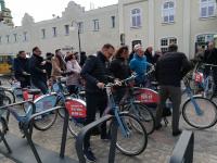 Start roweru metropolitalnego (fot. B. Gondek)