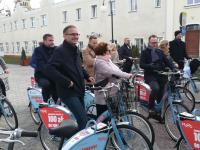Start roweru metropolitalnego (fot. B. Gondek)