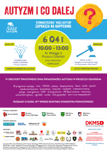 IV obchody Światowego Dnia Świadomości Autyzmu w Pruszczu Gdańskim