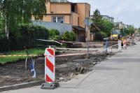 Przebudowa chodnika przy ul. Modrzewskiego (fot. R. Gucwa)