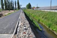 Budowa ścieżki rowerowej pomiędzy ulicami Mickiewicza i Sikorskiego (fot. L. Kłodnicki)