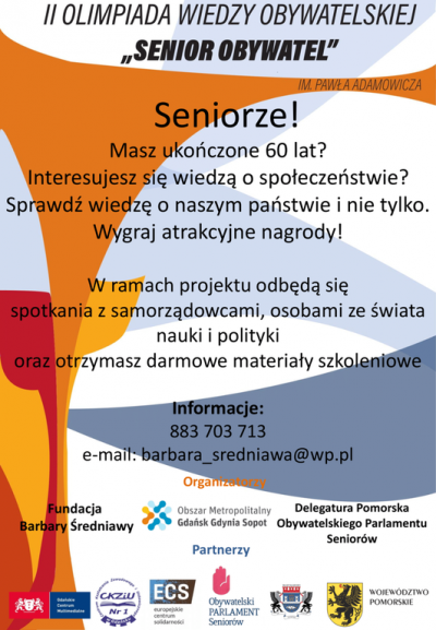 plakat olimpiada seniorów