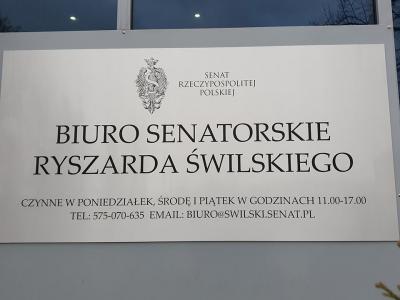 biuro senatorskie