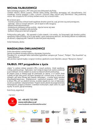 Biesiada Literacka z Michałem Fajbusiewiczem