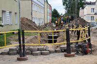 ul. 10 Lutego w trakcie przebudowy - lipiec 2013 (fot. M. Pycka)