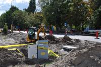 Przebudowa ul. Grunwaldzkiej - wrzesień 2013 (fot. M. Pycka)