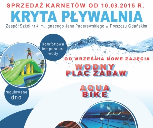 Nowe atrakcje na krytej pływalni przy ZS nr 4