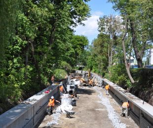 Bez problemów i pomyślnie przebiega II etap remontu Kanału Raduni